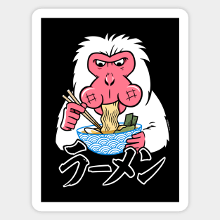 Snow Monkey Ramen Sticker